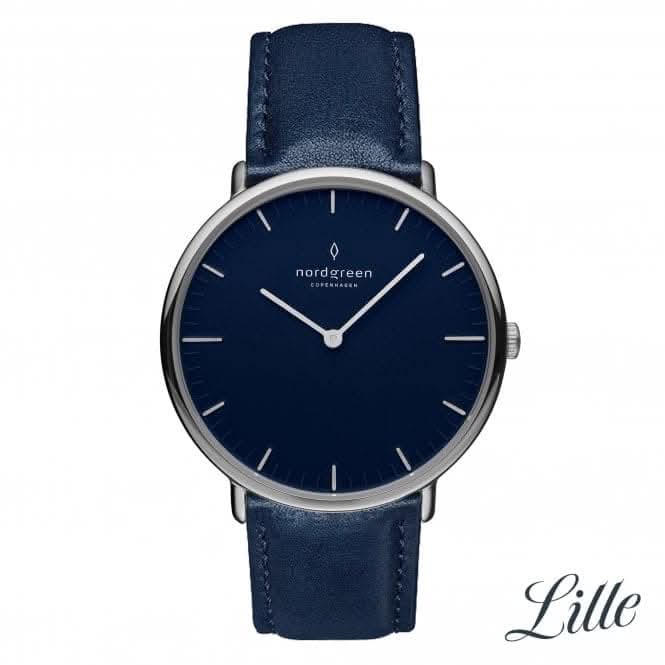 Ladies Native Leather Silver 32mm Watch NR32SILENANA