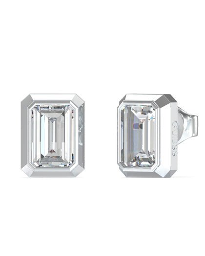 Ladies Octagon Crystal Stud Earrings UBE05250RHGuess JewelleryUBE05250RH