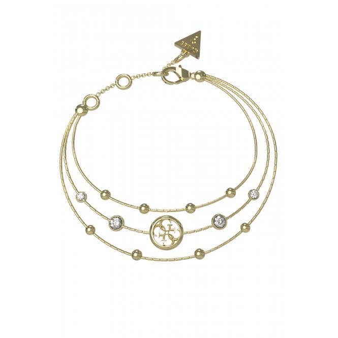 Ladies Perfect Illusion Gold Crystal Bracelet UBB03377YGLGuess JewelleryUBB03377YGL