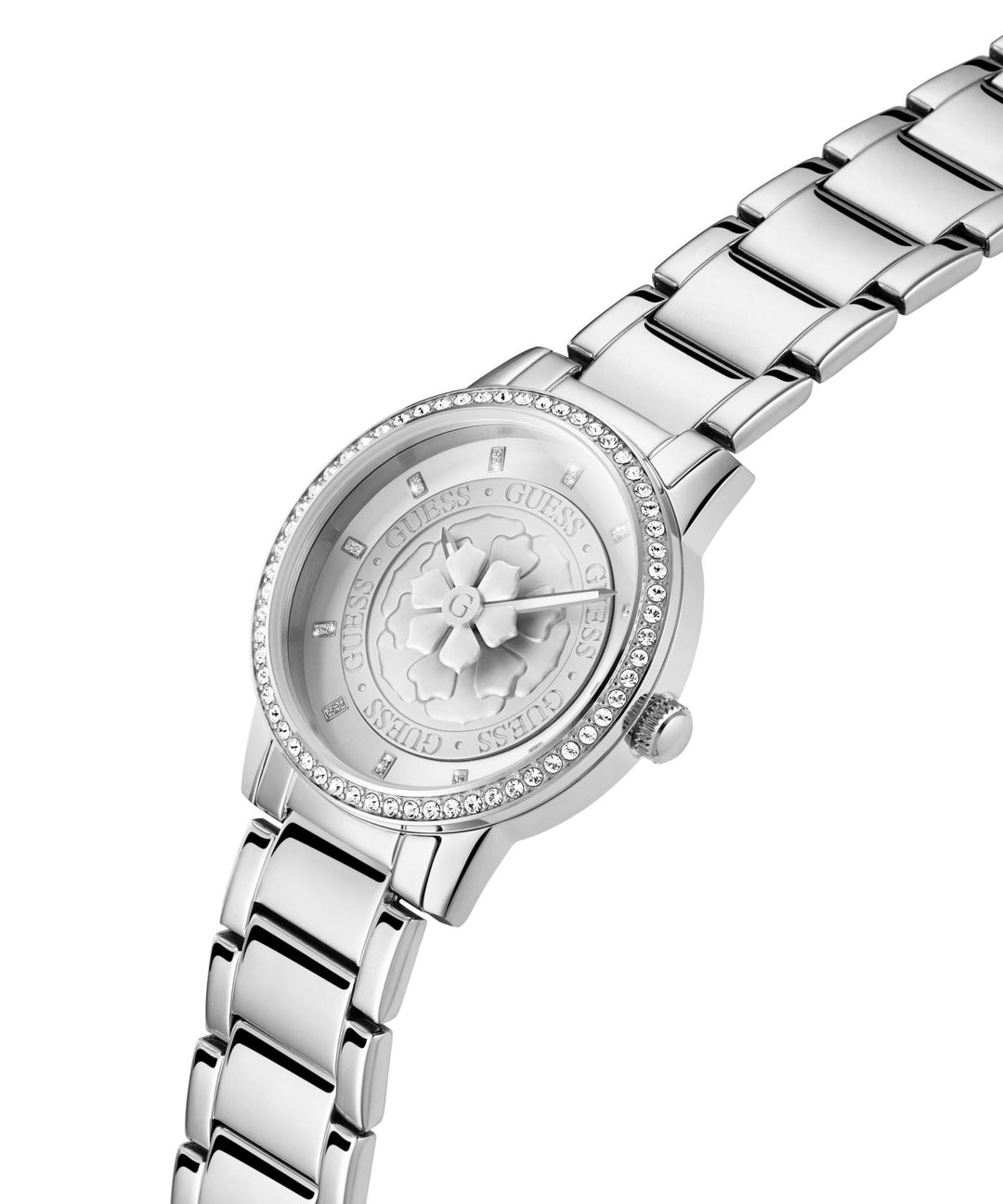 Ladies Petal Silver Tone Stainless Steel Watch GW0747L1Guess WatchesGW0747L1