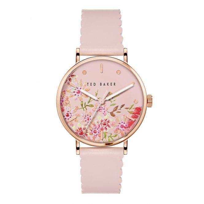 Ladies Phylipa Leather Pink Watch BKPPHS238Ted Baker WatchesBKPPHS238UO