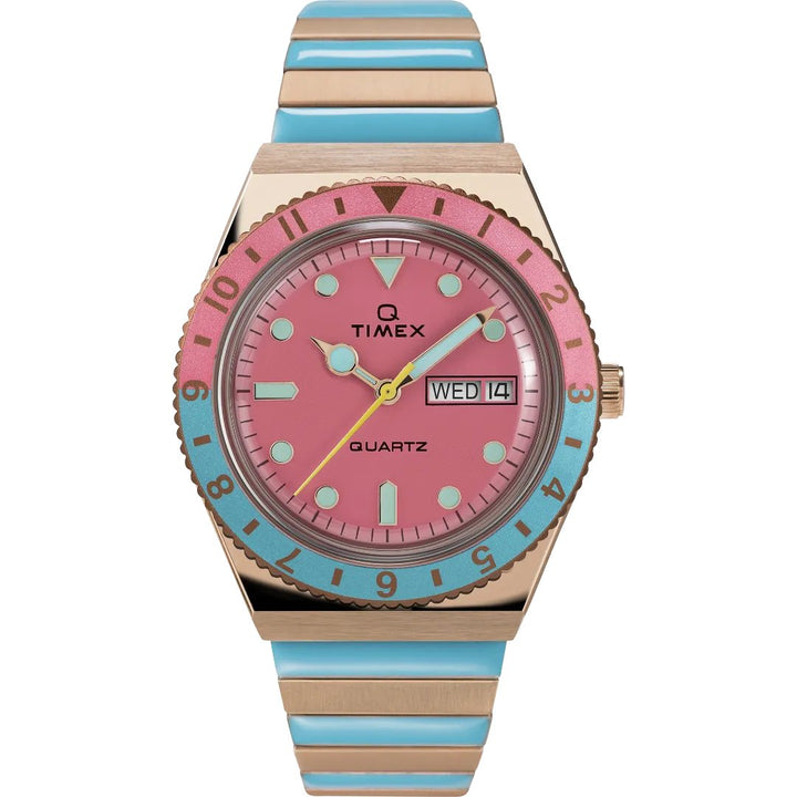 Ladies Q Timex Pink Watch TW2U81500Timex WatchesTW2U81500