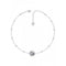 Ladies Rhodium Plated 16 - 18" 4G Crystals Necklace UBN01388RHGuess JewelleryUBN01388RH