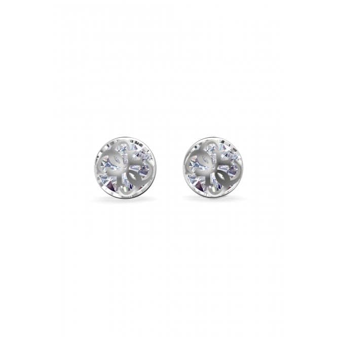 Ladies Rhodium Plated 4G Stud Crystals Earrings UBE01393RHGuess JewelleryUBE01393RH