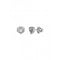 Ladies Rhodium Plated 7mm Clear Solitaire Heart Stud Earrings UBE02172RHGuess JewelleryUBE02172RH