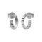 Ladies Rhodium Plated Forever Mini Hoops Earrings UBE02189RHGuess JewelleryUBE02189RH