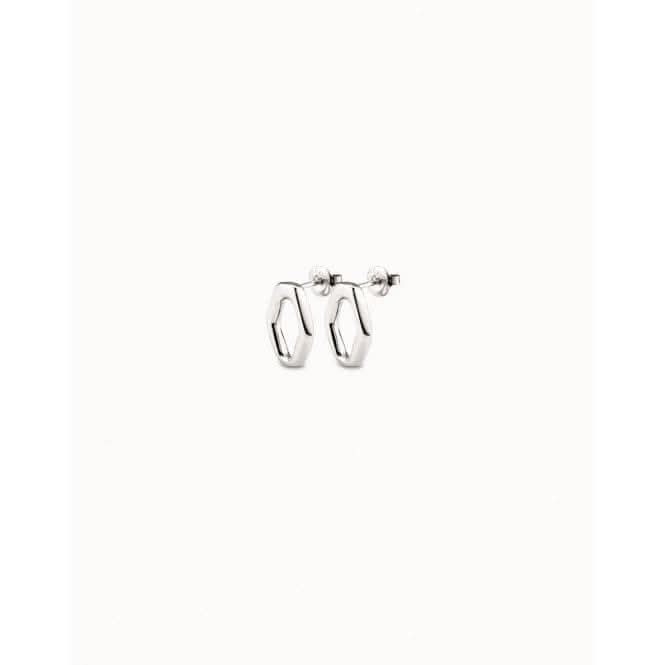 Ladies Silver Metal EarringsUNOde50PEN0839MTL0000U