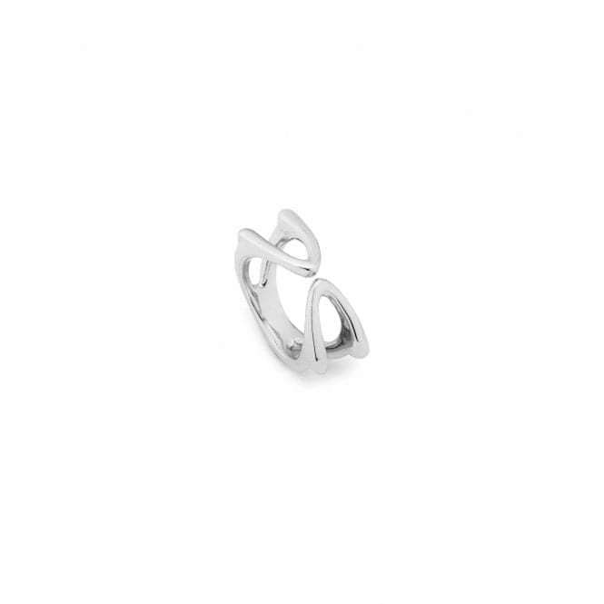 Ladies Sterling Silver Open Half Ellipse Shape Ring ANI0797MTL000UNOde50ANI0797MTL00012