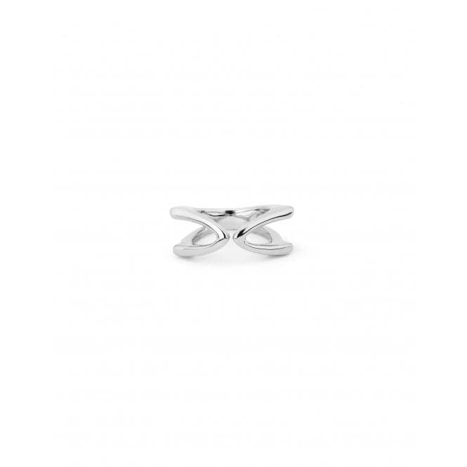 Ladies Sterling Silver Open Half Ellipse Shape Ring ANI0797MTL000UNOde50ANI0797MTL00012