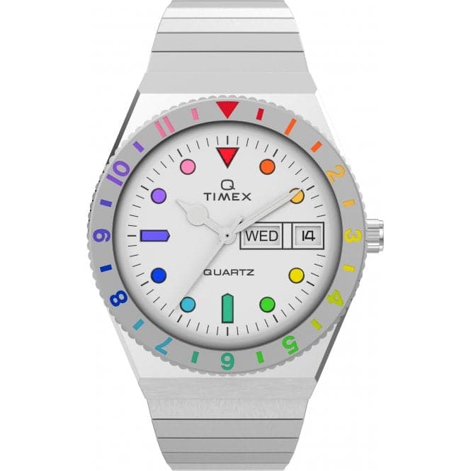 Ladies Timex Lab Archive Silver - Tone Watch TW2V66000Timex WatchesTW2V66000