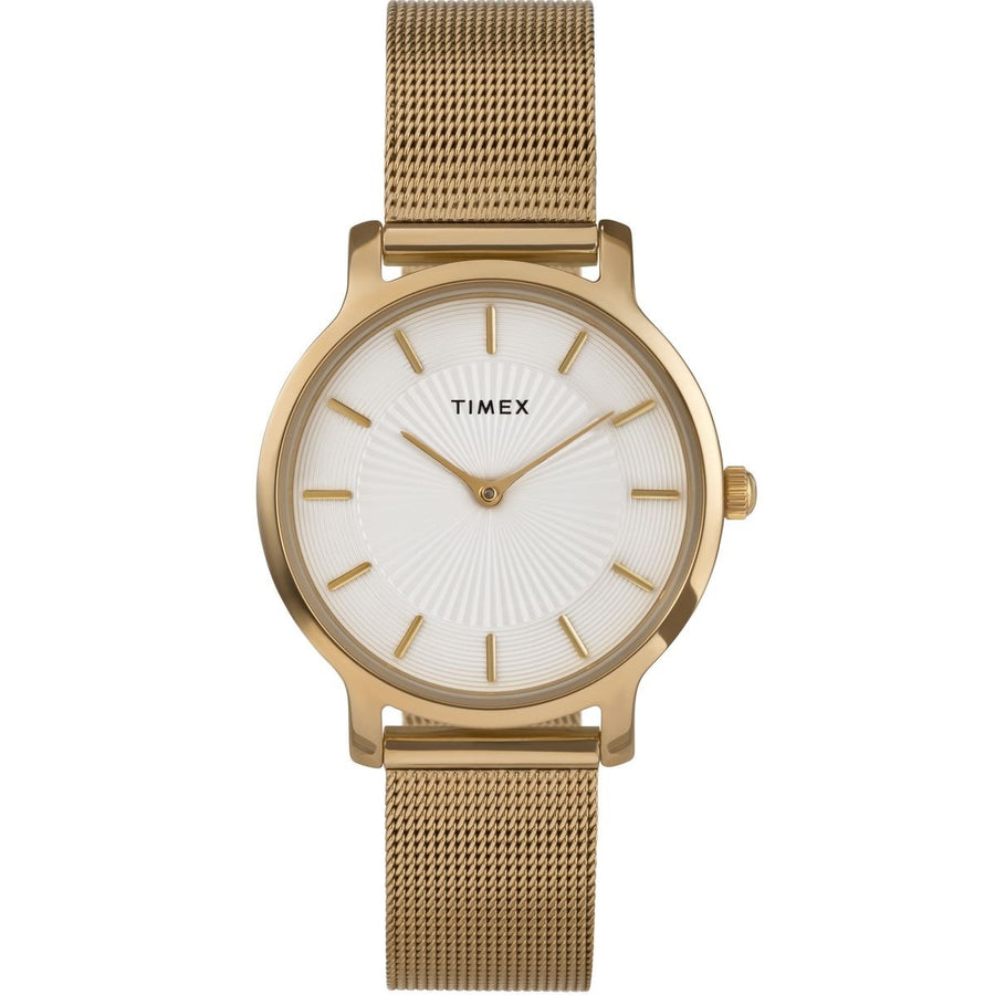 Ladies Transcend Gold Tone Watch TW2Y10300Timex WatchesTW2Y10300