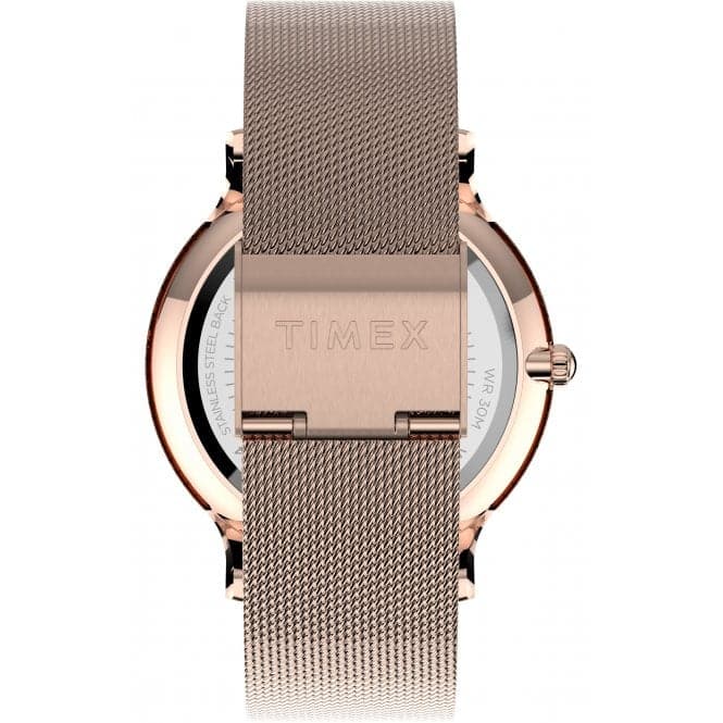 Ladies Transcend Rose Gold - Tone Watch TW2T73900Timex WatchesTW2T73900