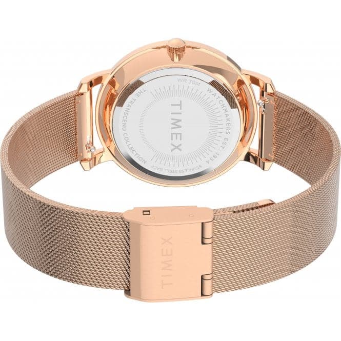 Ladies Transcend Rose Gold - Tone Watch TW2V52500Timex WatchesTW2V52500