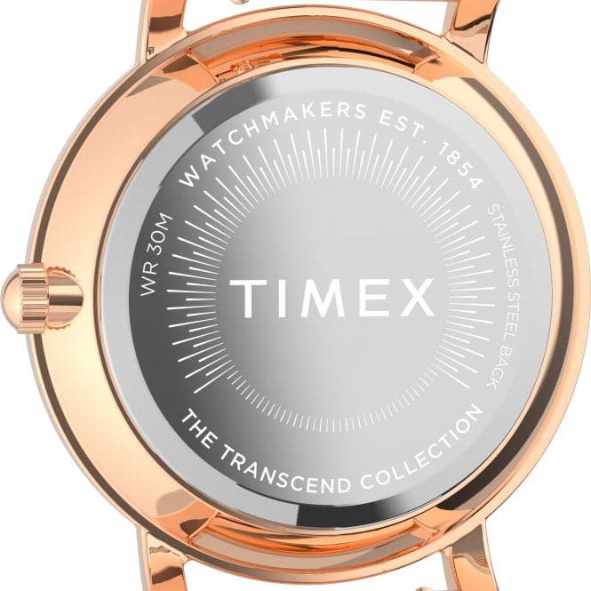 Ladies Transcend Rose Gold - Tone Watch TW2V52500Timex WatchesTW2V52500
