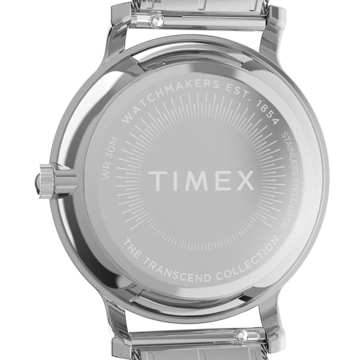 Ladies Transcend Silver Tone Watch TW2Y10200Timex WatchesTW2Y10200