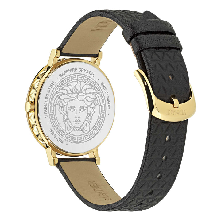 Ladies Versace Daedalus Black Guilloch Watch VE9A00224Versace WatchesVE9A00224