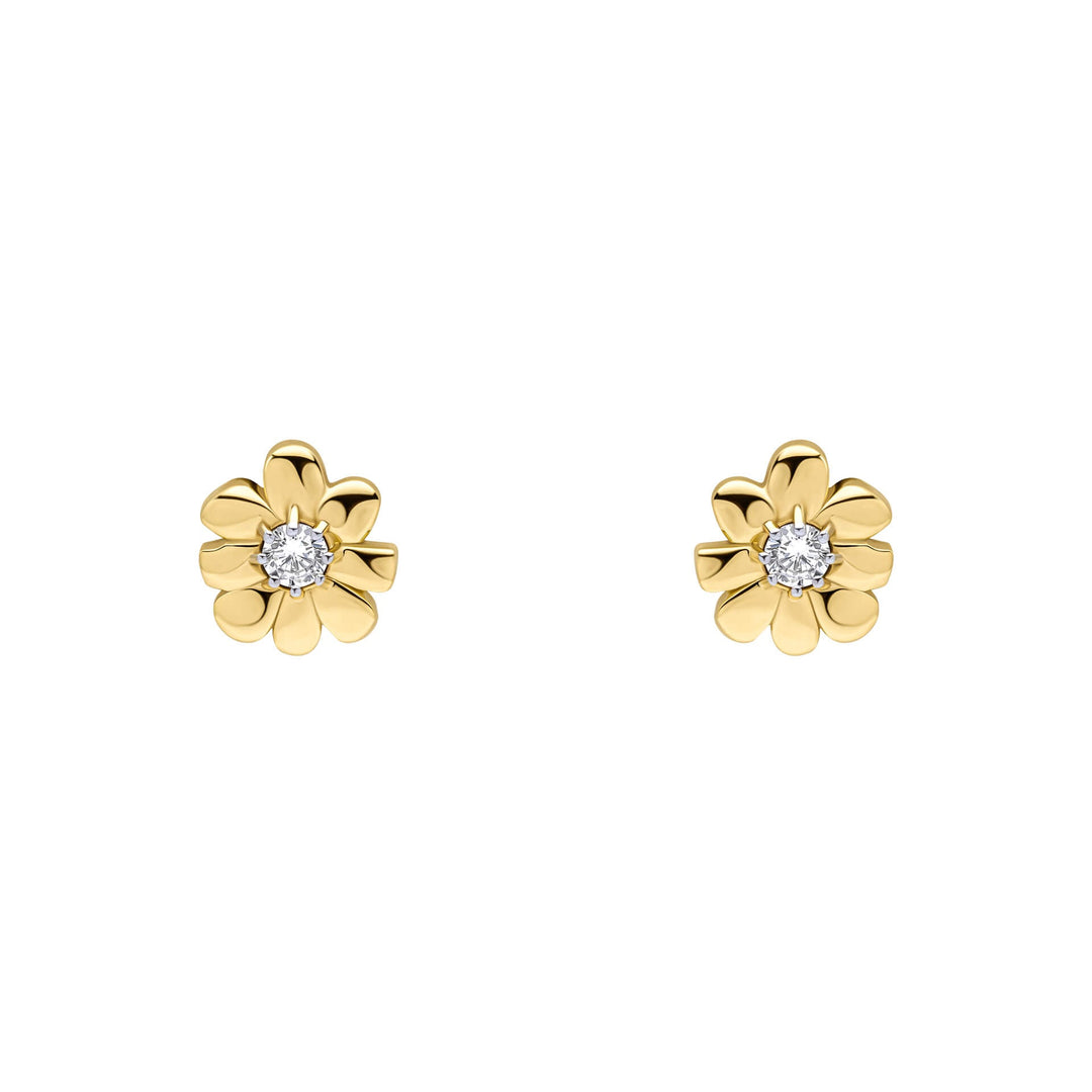 Laura Ashley Cosmos Gold Tone Flower Earrings E6521CLaura AshleyE6521C