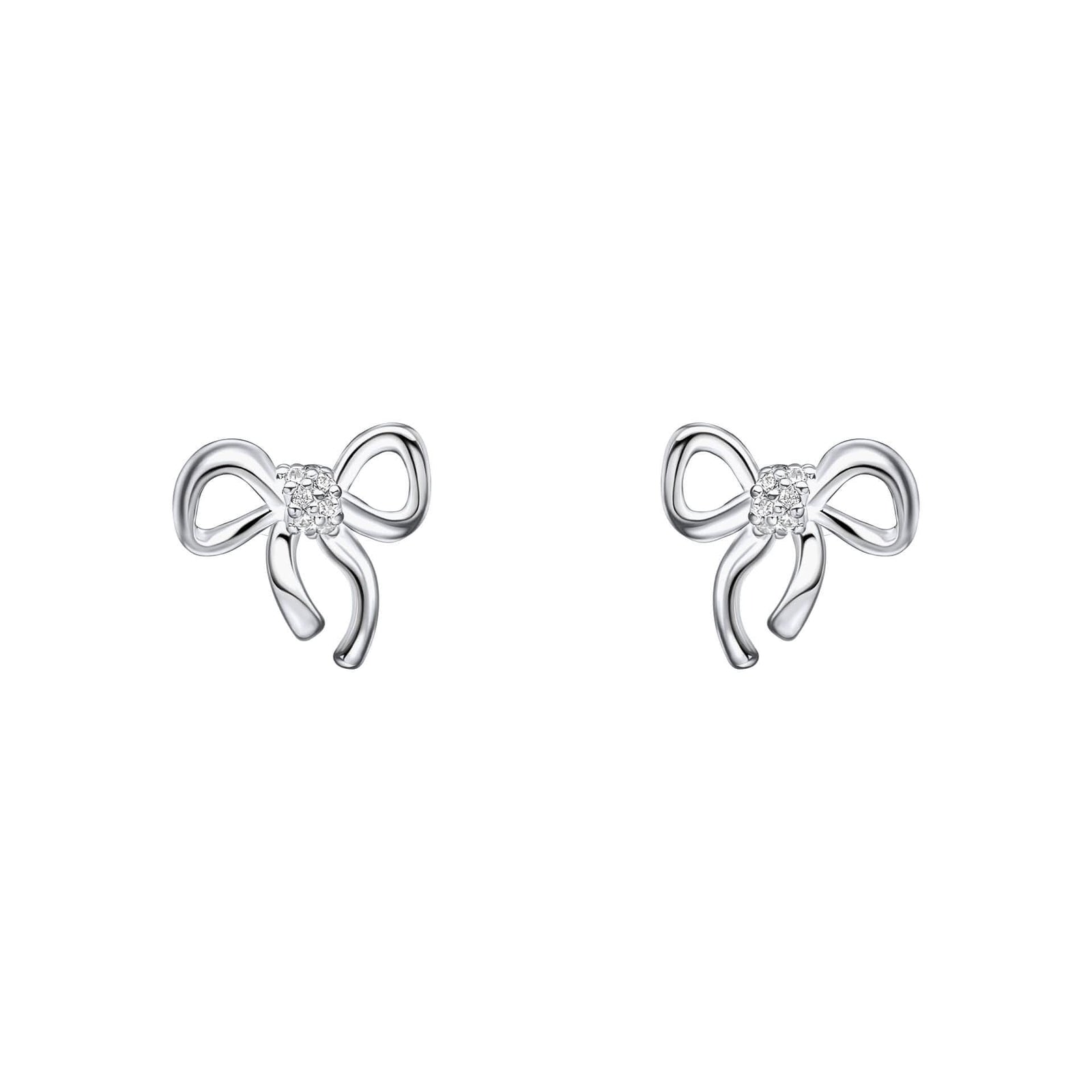 Laura Ashley Kids Ribbon Bow Earrings E6529C