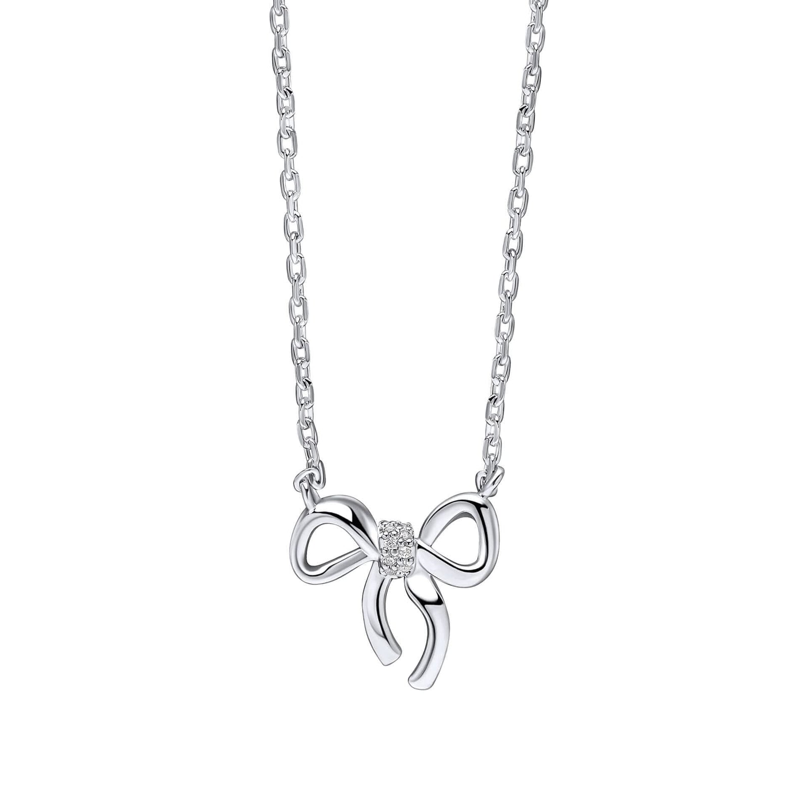 Laura Ashley Kids Ribbon Bow Necklace N4633C