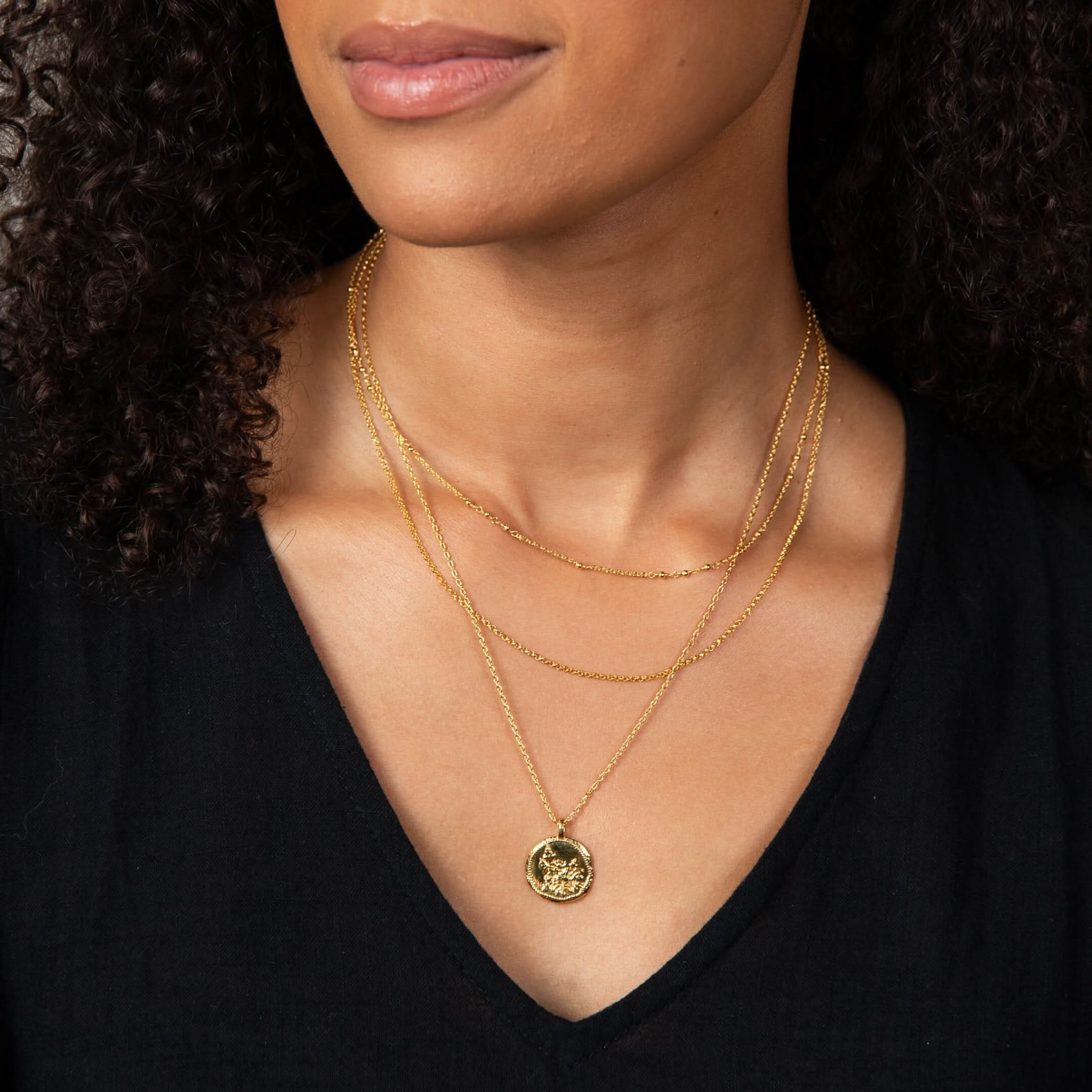 Laura Ashley Linaria Layered Necklace N4626 – Bold Statement
