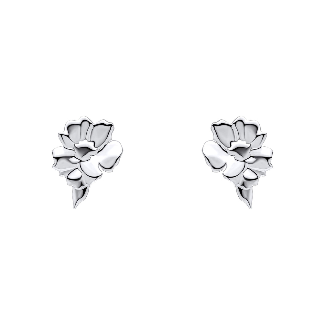 Laura Ashley Silver Plated Albertine Rose Earrings E6515Laura AshleyE6515