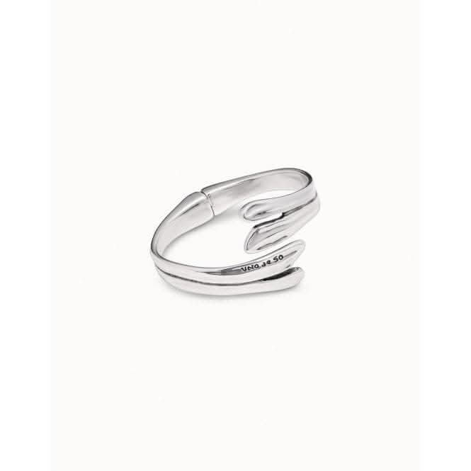 Leaf Me Alone Silver Metal BraceletUNOde50PUL2268MTL0000M