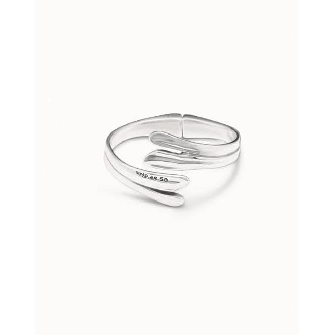 Leaf Me Alone Silver Metal BraceletUNOde50PUL2268MTL0000M