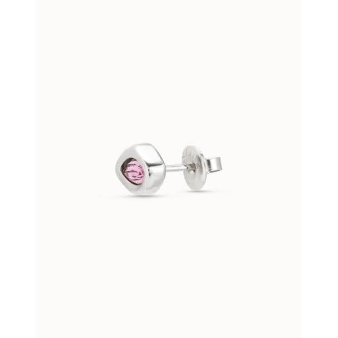 Leaky Stud Purple Faceted Crystal Stud Piercing PIE0011RSAMTL0U