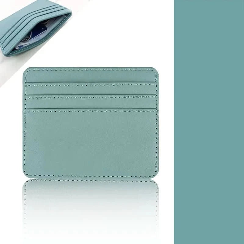 Leather Multi - Slot Card Wallet for Business Cards & Credit CardsAcotis Diamonds14:1254
