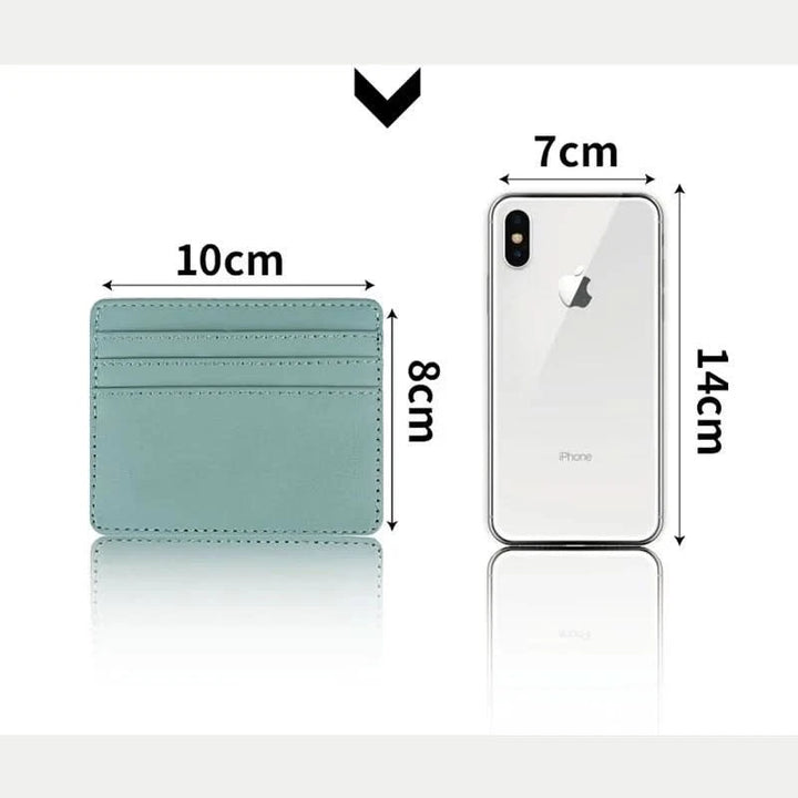 Leather Multi - Slot Card Wallet for Business Cards & Credit CardsAcotis Diamonds14:350852