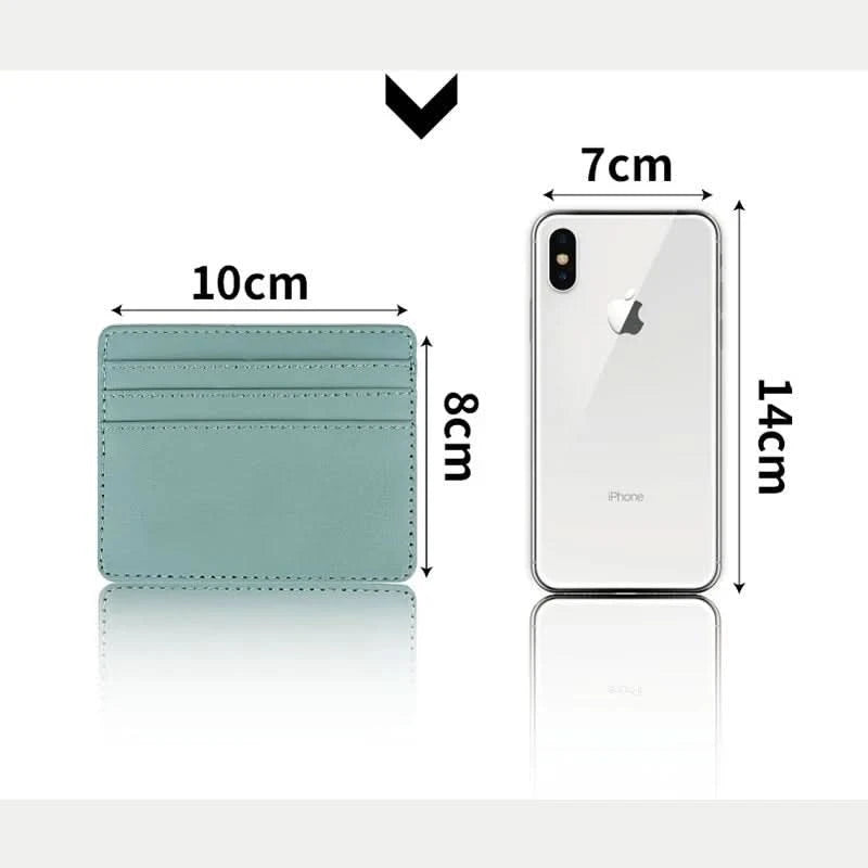 Leather Multi - Slot Card Wallet for Business Cards & Credit CardsAcotis Diamonds14:350852
