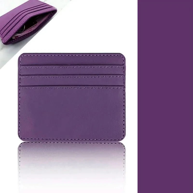 Leather Multi - Slot Card Wallet for Business Cards & Credit CardsAcotis Diamonds14:496