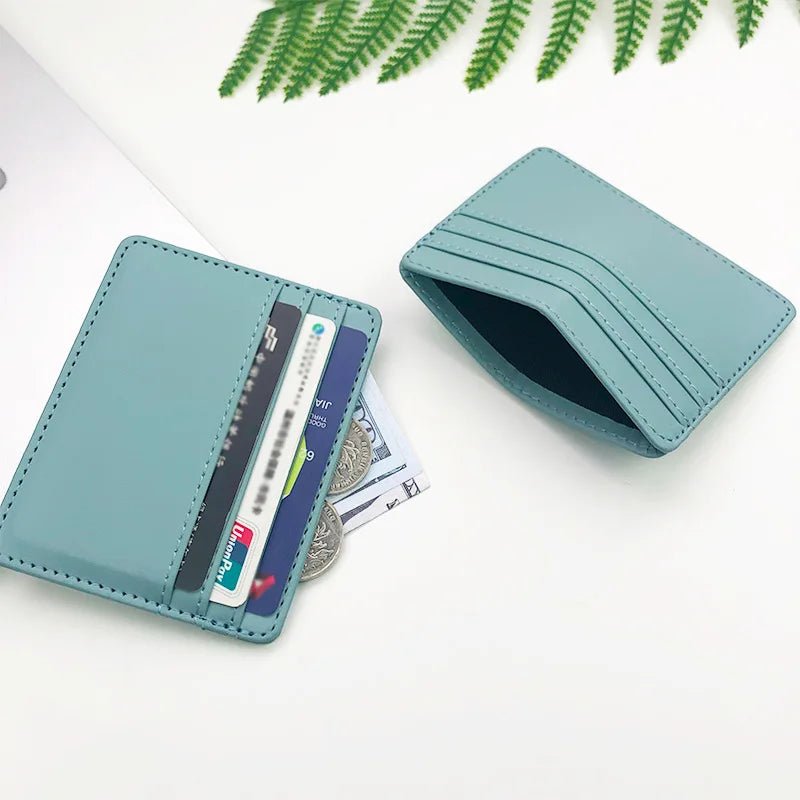 Leather Multi - Slot Card Wallet for Business Cards & Credit CardsAcotis Diamonds14:350852