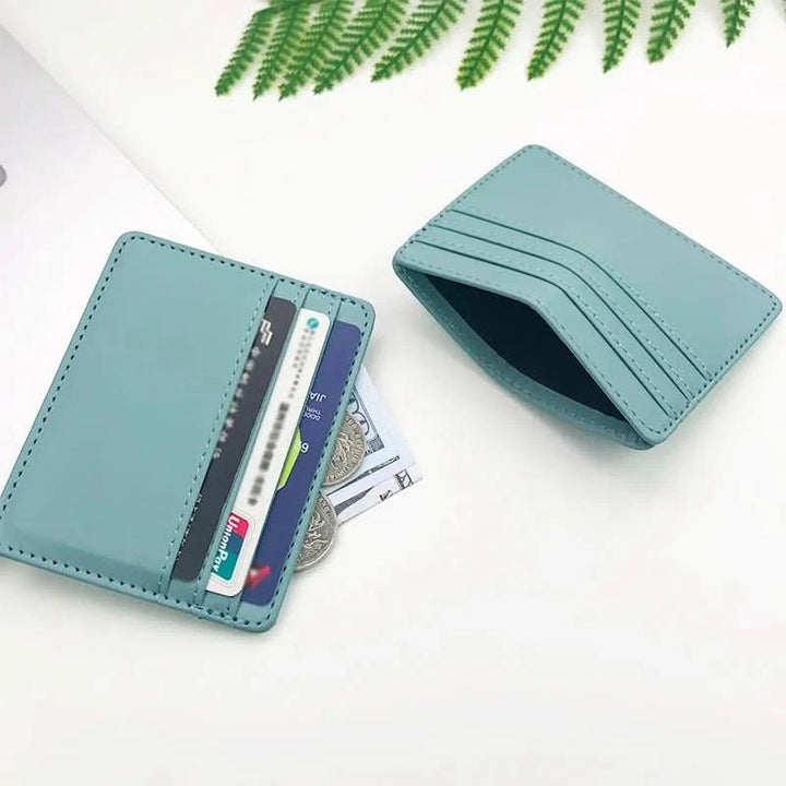 Leather Multi - Slot Card Wallet for Business Cards & Credit CardsAcotis Diamonds14:350852