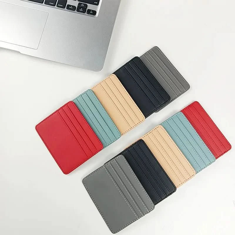 Leather Multi - Slot Card Wallet for Business Cards & Credit CardsAcotis Diamonds14:350852