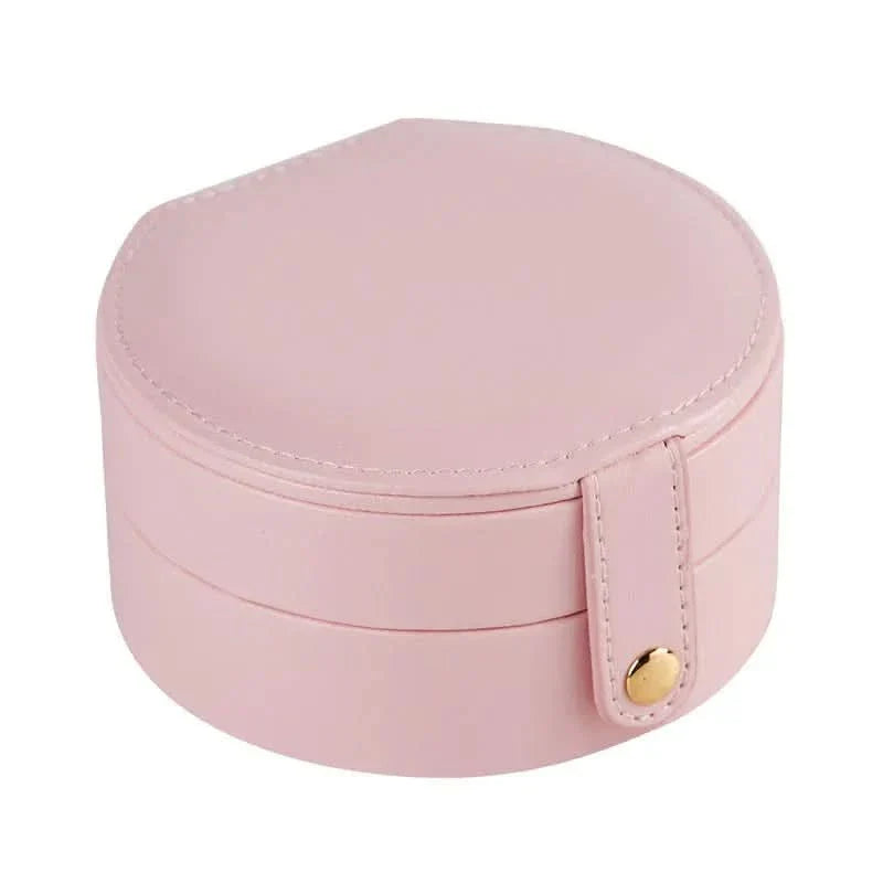 Leather Portable Jewellery Box