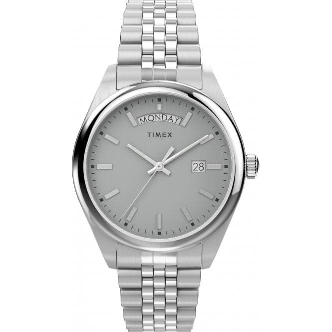 Legacy Day and Date Stainless Steel Bracelet Watch TW2V67900Timex WatchesTW2V67900