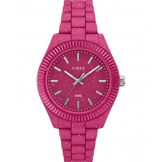 Legacy Ocean Pink Recycled Plastic Bracelet Watch TW2V77200Timex WatchesTW2V77200