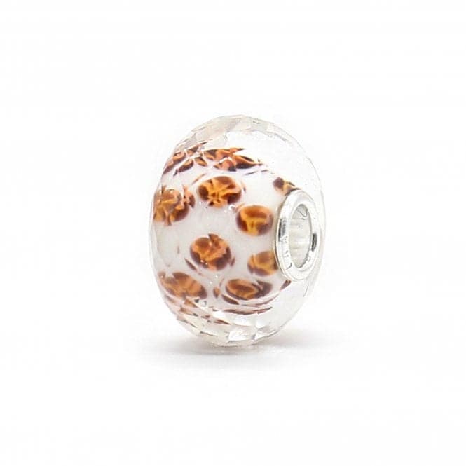 Leopard Spots White Bead TZZUK - 00345TrollbeadsTZZUK - 00345