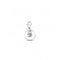 Letraigo Silver Metal Key ringUNOde50LLA0214MTL0000U