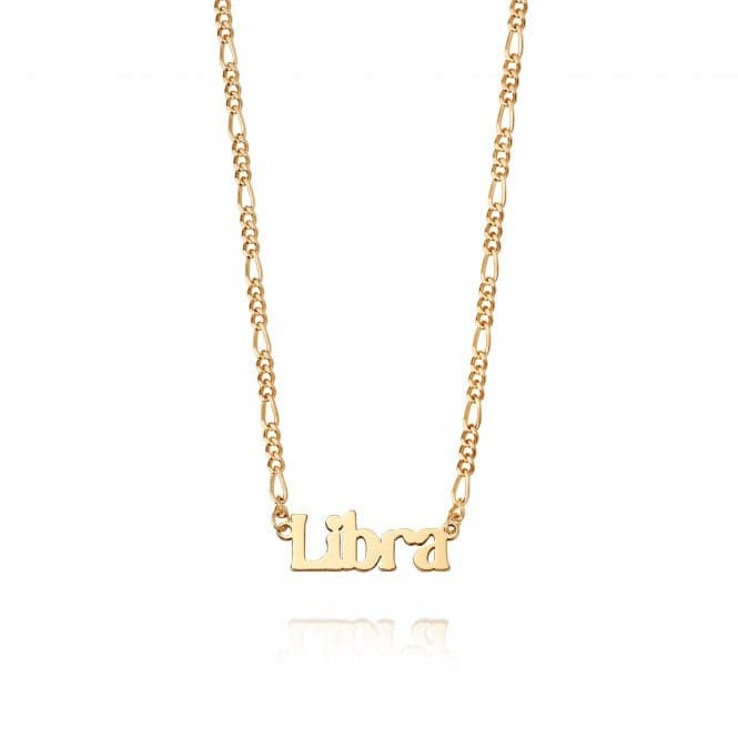 Libra Zodiac 18ct Gold Plated Necklace ZN07_GPDaisyZN07_GP