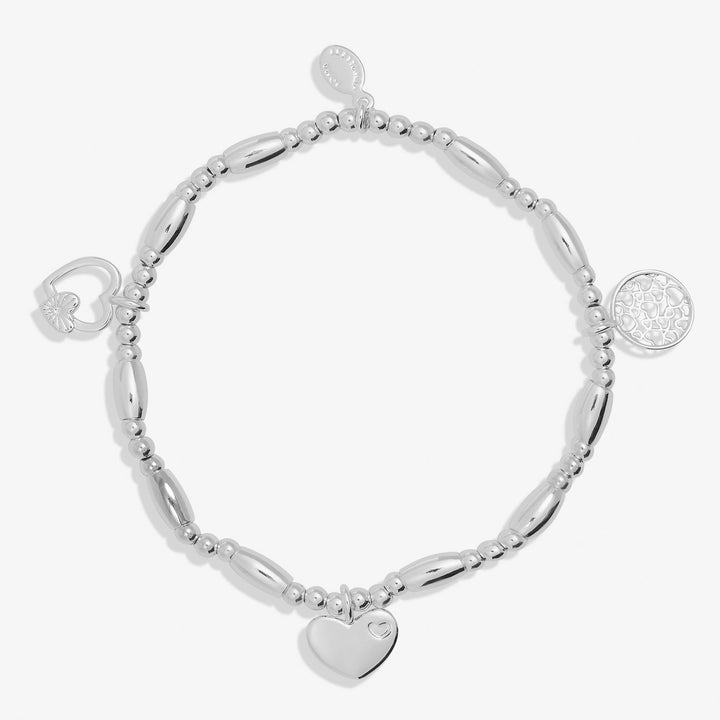 Lifes A Charm Daughter Silver Plated Bracelet 7855Joma Jewellery7855