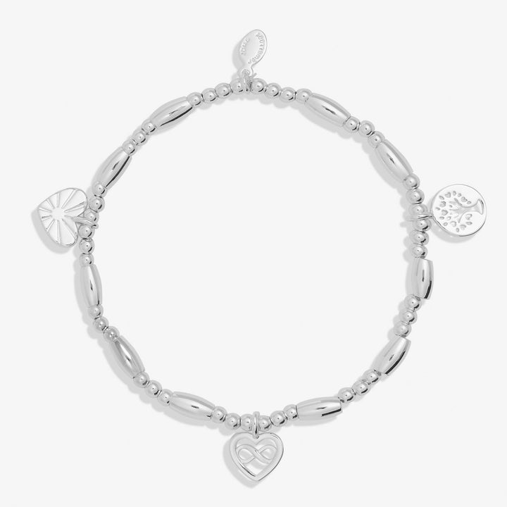 Lifes A Charm Family Silver Plated Bracelet 7857Joma Jewellery7857