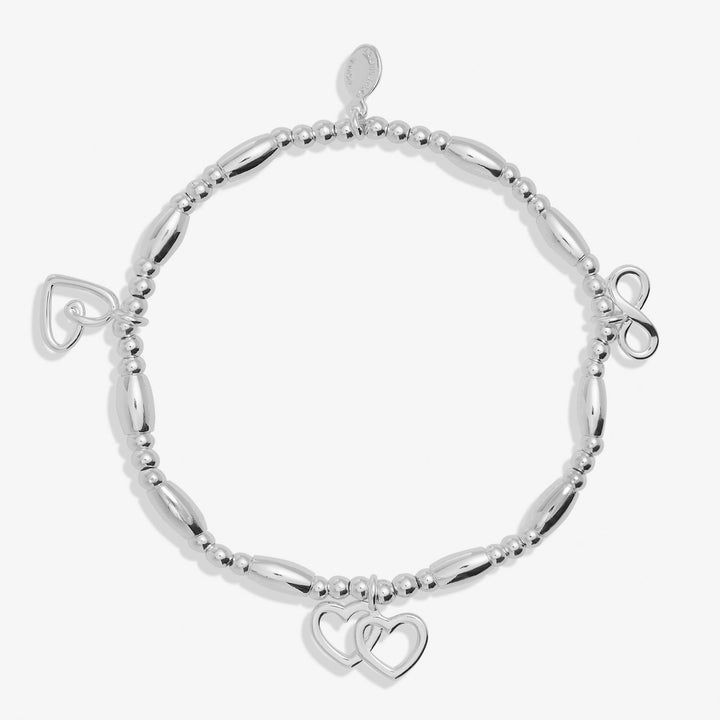 Lifes A Charm Friendship Silver Plated Bracelet 7852Joma Jewellery7852