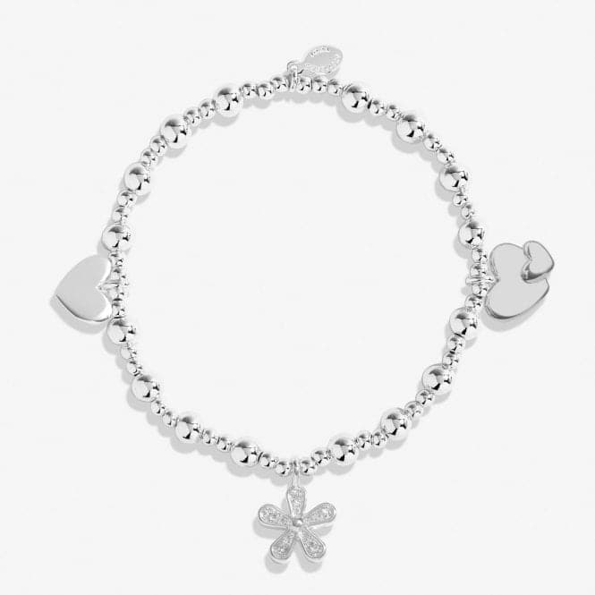 Life's A Charm If Mums Were Flowers I'd Pick You Silver Plated 17.5cm Bracelet 6909Joma Jewellery6909