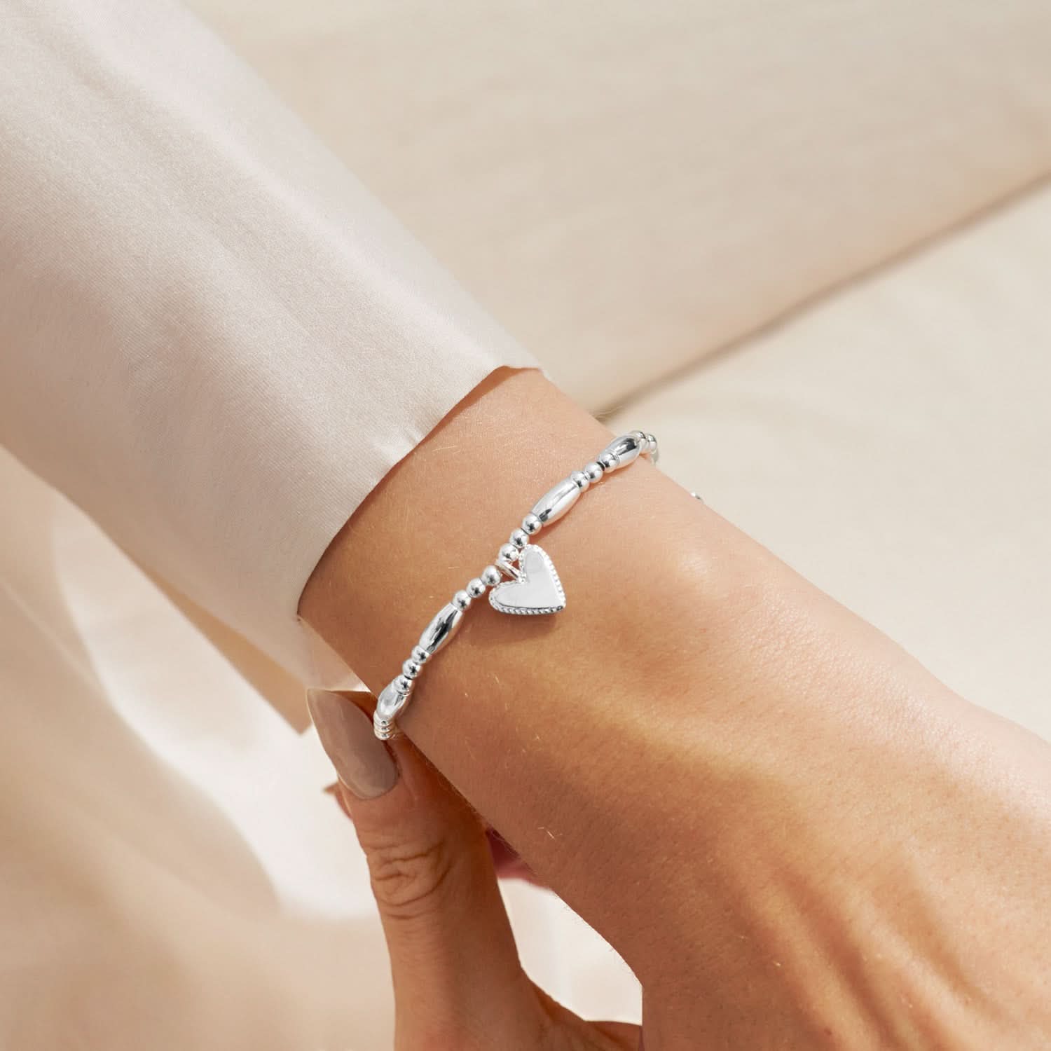 Lifes A Charm Love Silver Plated Bracelet 7854Joma Jewellery7854
