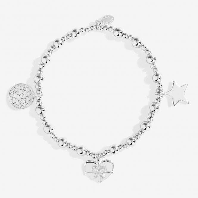 Life's A Charm thank You Silver Plated 17.5cm Bracelet 7193Joma Jewellery7193