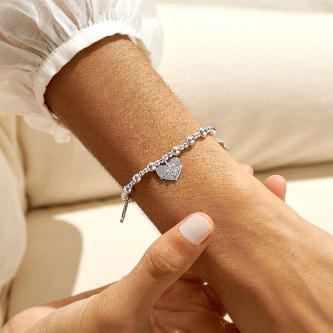 Life's A Charm thank You Silver Plated 17.5cm Bracelet 7193Joma Jewellery7193