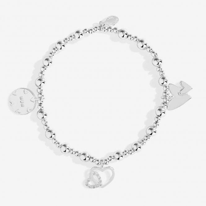 Life's A Charm Wonderful Mum Silver Plated 17.5cm Bracelet 7198Joma Jewellery7198