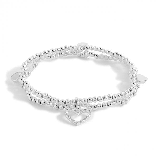 Lila Heart Layered Bracelet 5915Joma Jewellery5915